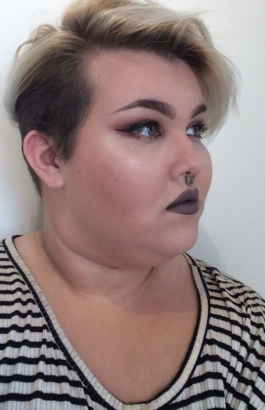 Big woman plus size hairstyles double chin