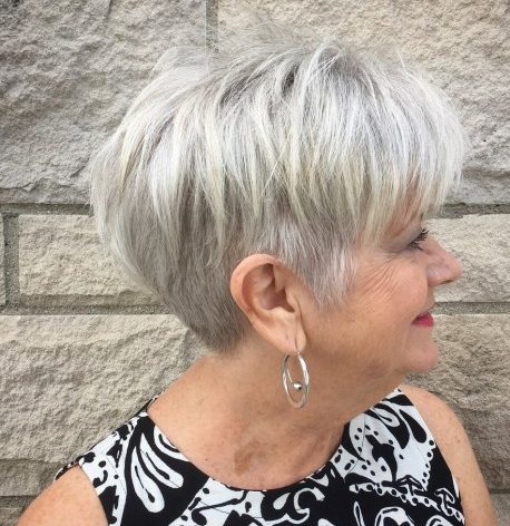 Bob short hairstyles for women over 60