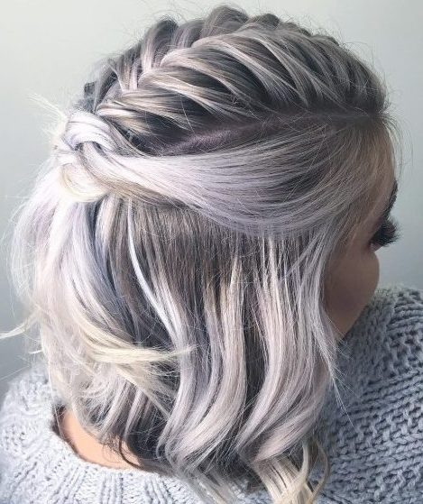 Braid for shoulder length hair