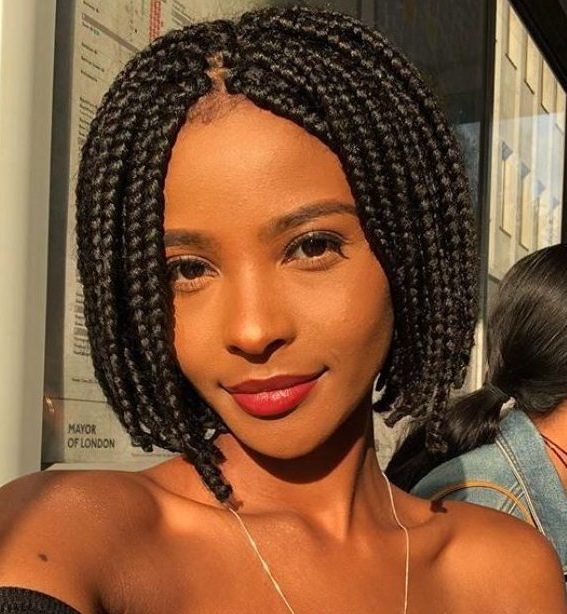 Braids for short hair black girl