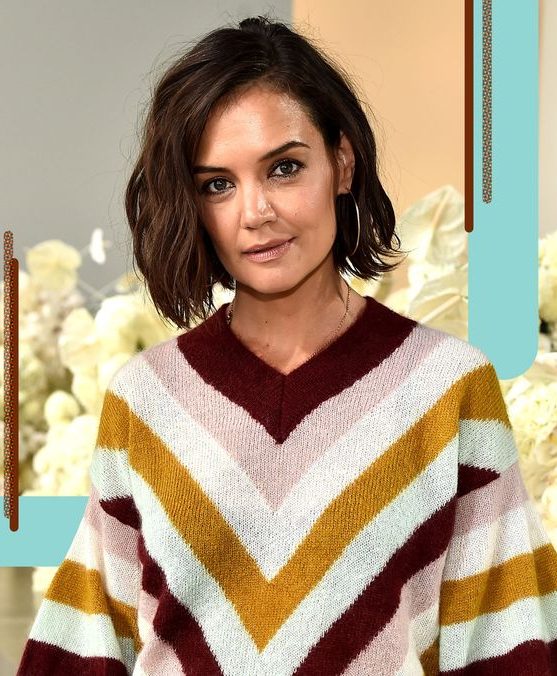 Choppy katie holmes short hair