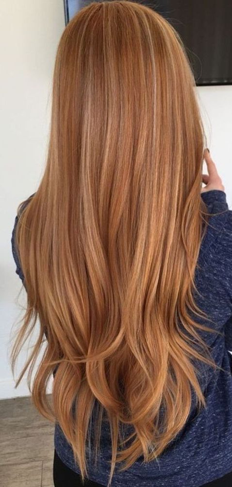 Copper ginger hair color