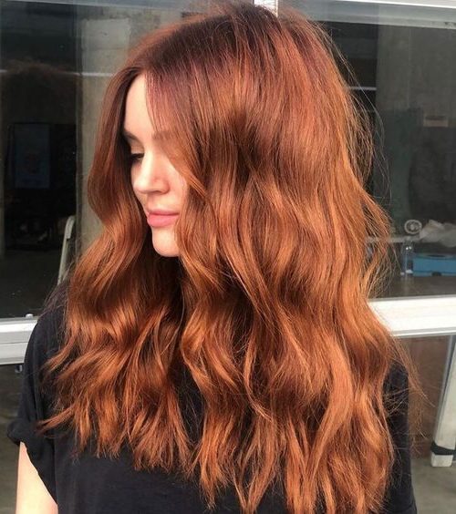 Copper hair color