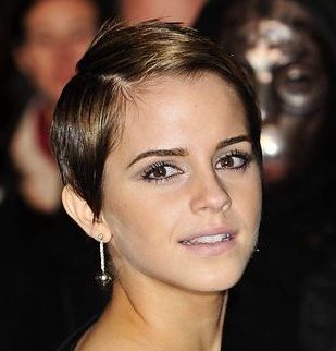 Emma Watson pixie cut growing out