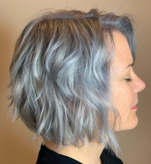 Cute Hairstyles For Gray Hair