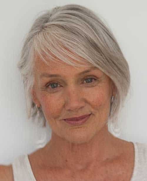 Low maintenance hairstyles for 60 year old woman with fine hair