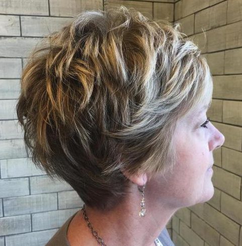 Low maintenance pixie haircuts for older women