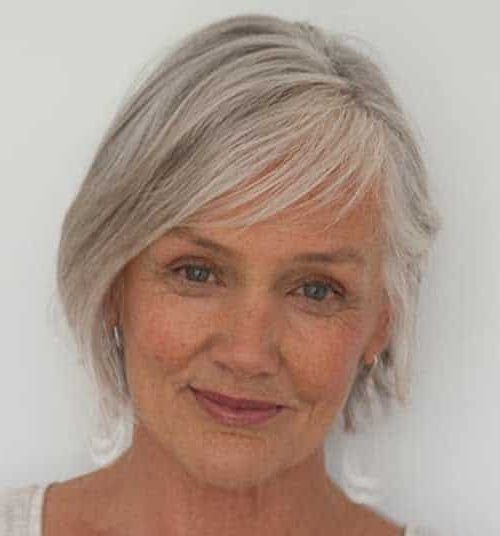 Low maintenance short grey hair styles