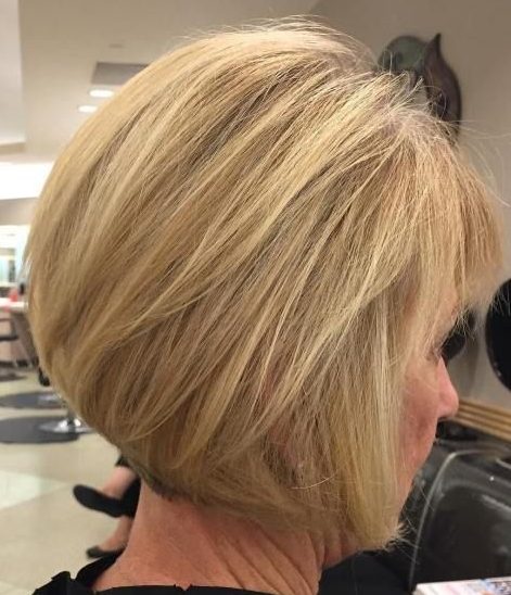 Medium bob hairstyles for over 60