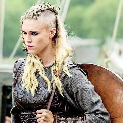 Nordic female viking hairstyle