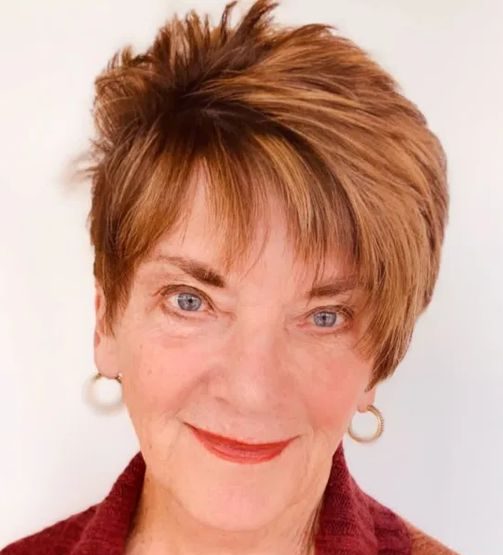 Older short hairstyles for fine hair over 60