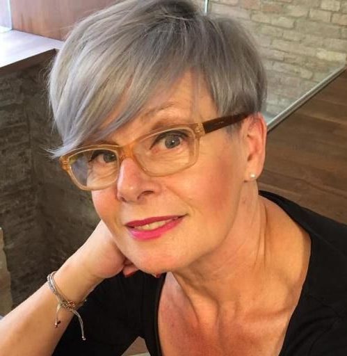 Pixie cuts for older ladies with glasses