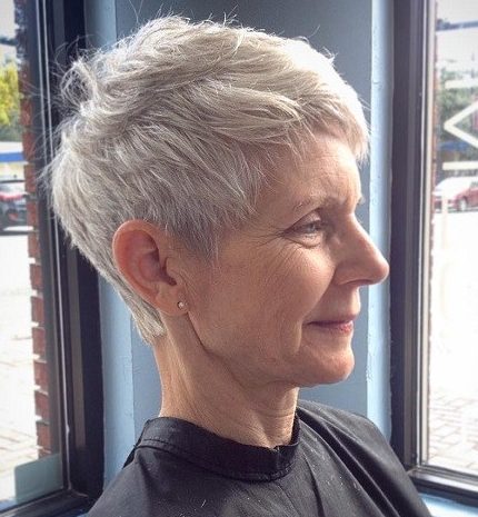 Pixie hairstyles for older women