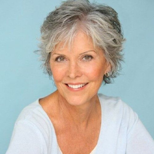 Senior citizen low maintenance hairstyles for 60 year old woman with fine hair