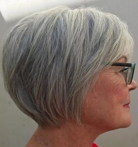 Short bob hairstyles for over 60