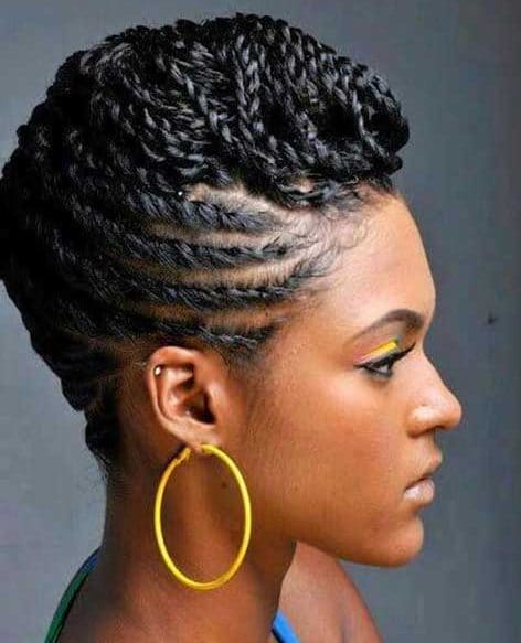 Short hair black short hair braided hairstyles