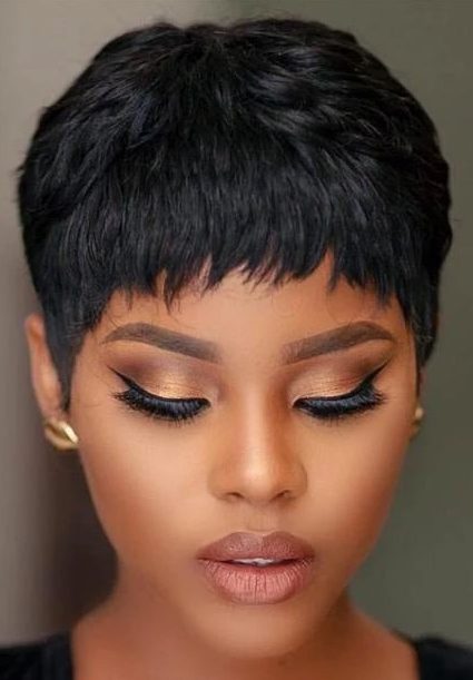 Short haircuts for natural black hair