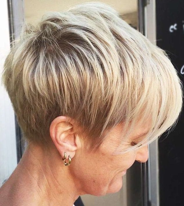 Short hairstyles for over 60s fine hair