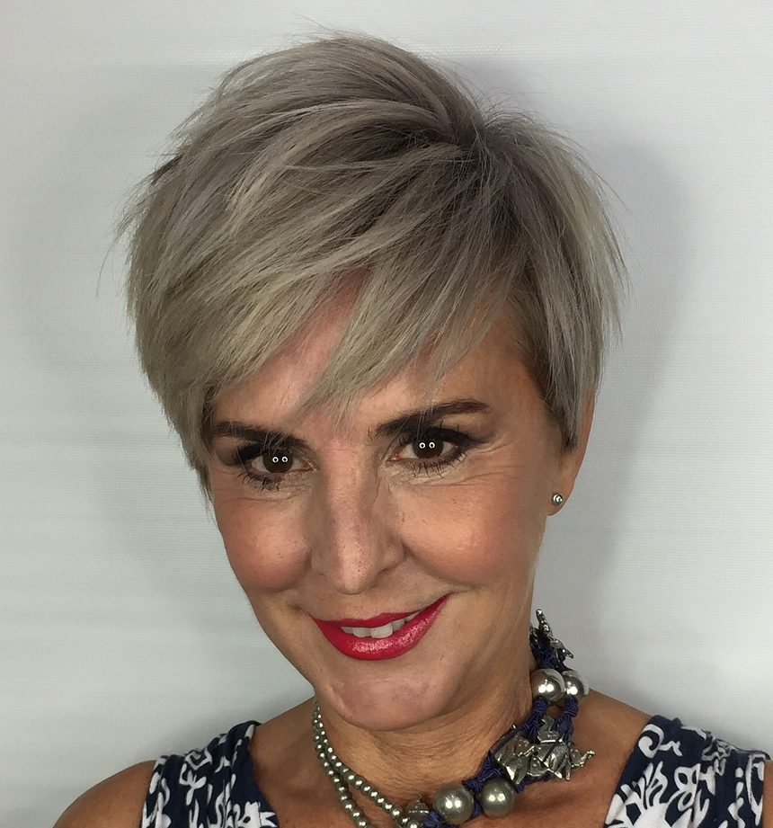 Short hairstyles over 50 overweight