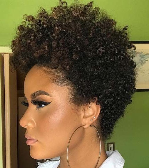 Short natural haircuts for black females