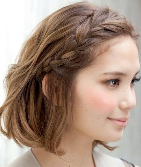 Step by step braids for short hair