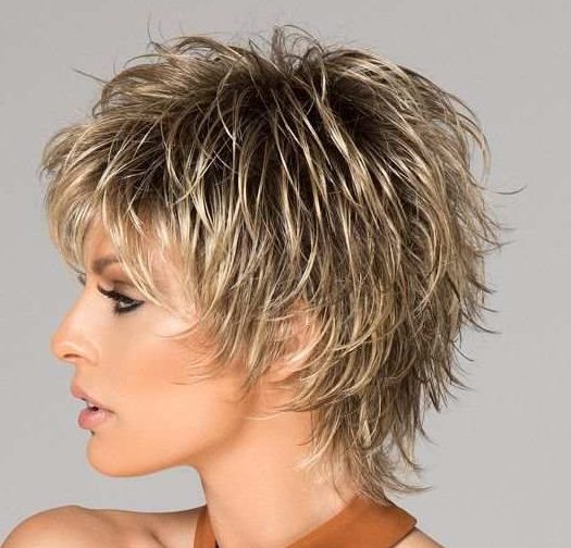 Thick hair short shaggy hairstyles