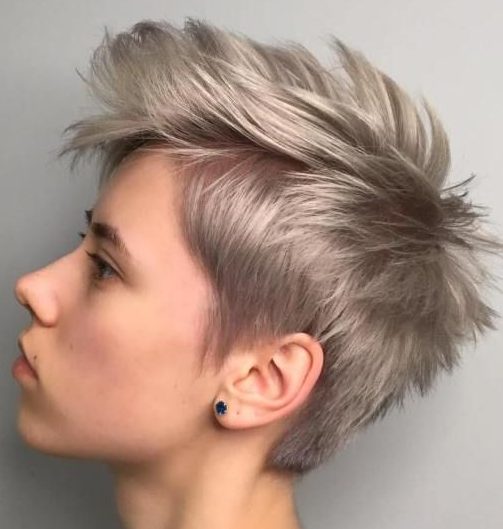 Tomboy undercut pixie