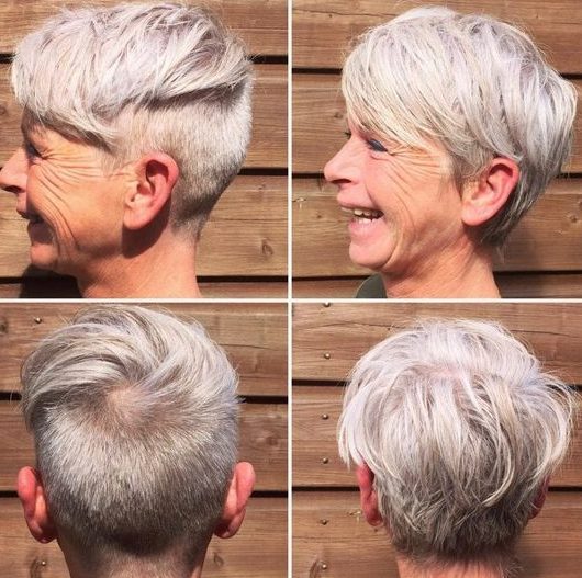 Undercut pixie over 50