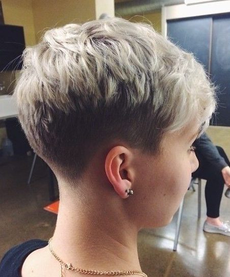 Undercut short hair tomboy haircuts