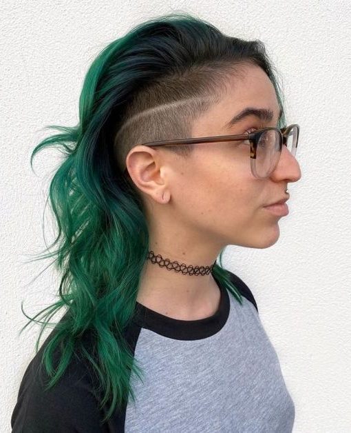 Undercut viking haircut