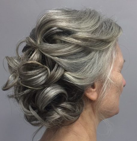 Updo for over 60