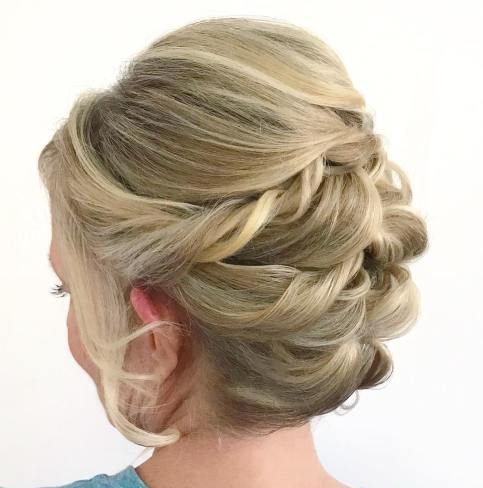 Updos for mother of the bride medium length hair