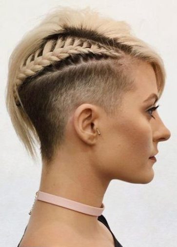 Viking undercut female