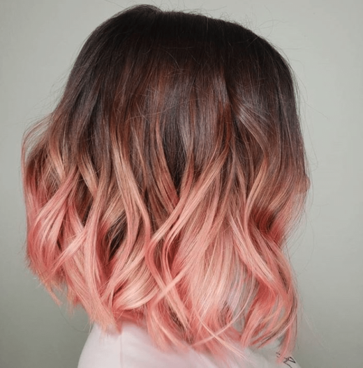 aesthetic short dyed hair