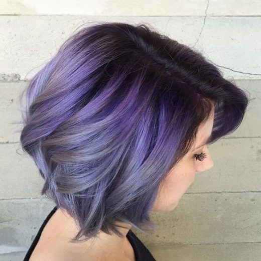 20 Purple Hair Colors for Women with Short Hair in 2022 | Short Hair Models