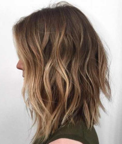 angled long bob