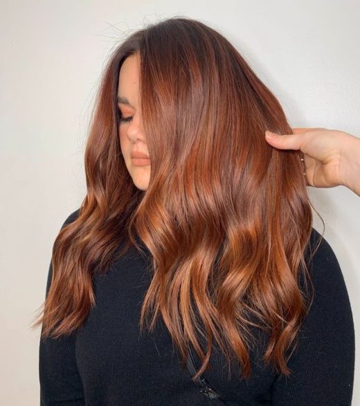 auburn copper ombre hair