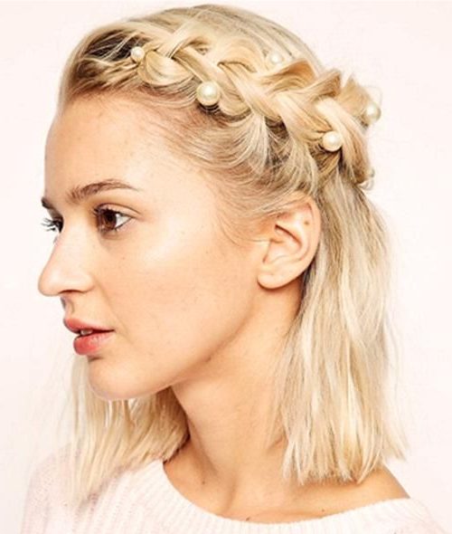 beginner easy braids for short hair