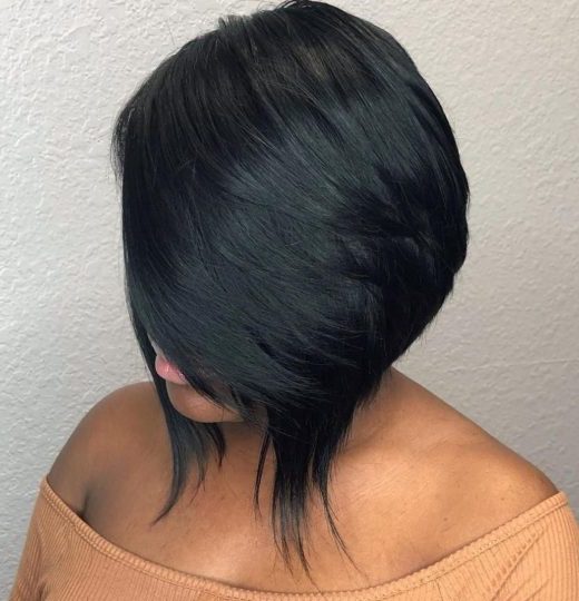 black bob hairstyles with weave