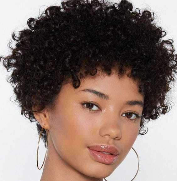 Black Hairstyles For Short Curly Hair | Short Hair Models