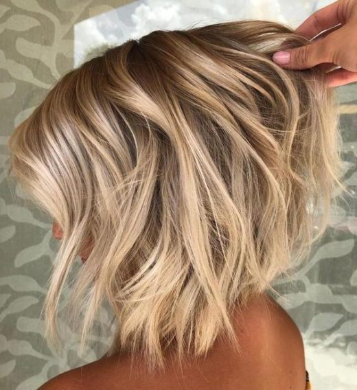 blonde short hair styles