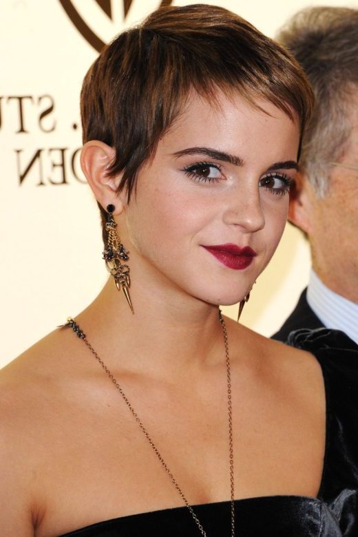 bob shoulder length bob emma watson short hair