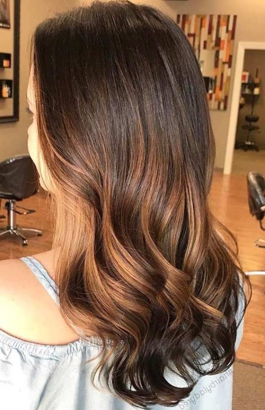 brown caramel hair color