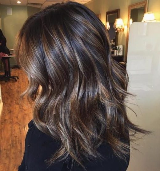 brown hair with blonde highlights