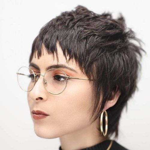 edgy short punk haircut