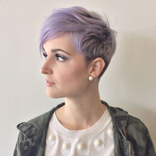 feminine female fade haircut