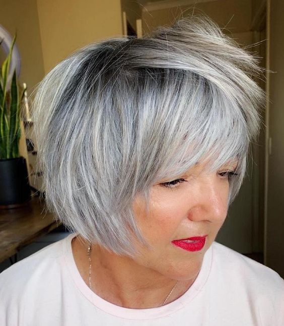 fine hair short hairstyles for over 60
