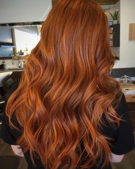 ginger natural copper hair