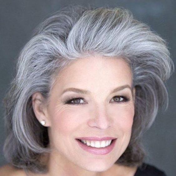 grey short hairstyles for women over 70