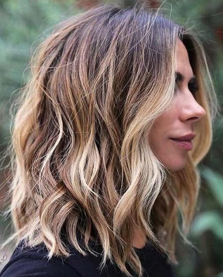 layered choppy shoulder length hair